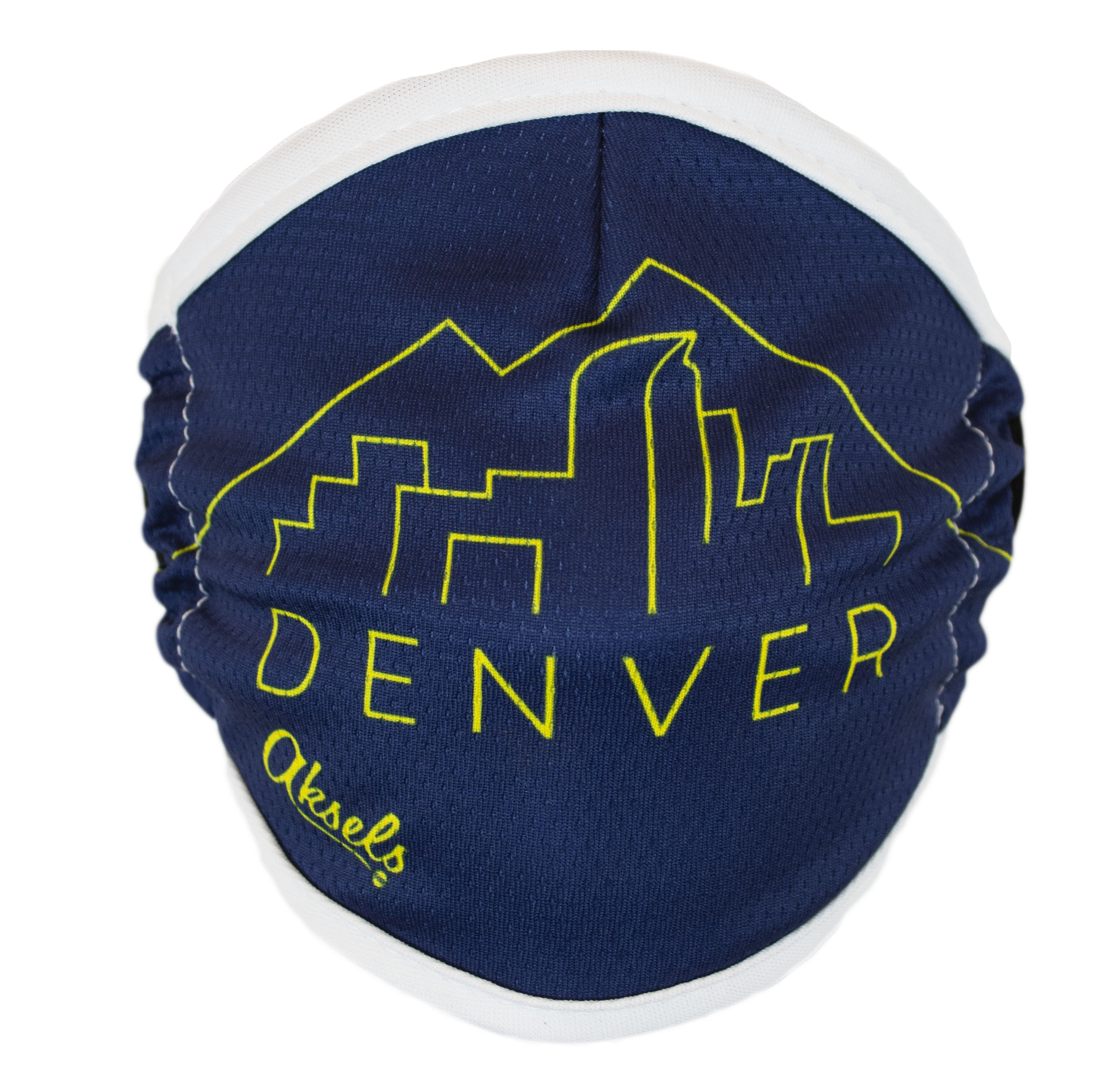 Denver Mountain and City Scape Face Mask
